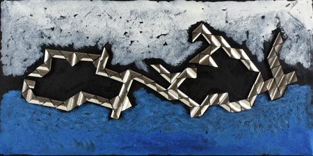 Dalila Crotti KALEIDOSCOPIC tecnica mista e applicazioni su tela applicata su...