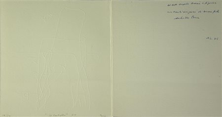 Achille Pace IL CASTELLO calcografia, cm 17x14,5; es. 19/20 firma, data e...