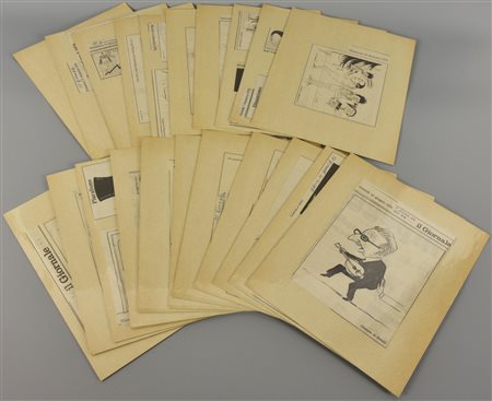 Marantonio Manzi I COFANETTO DI VIGNETTE SATIRICHE cofanetto di vignette...