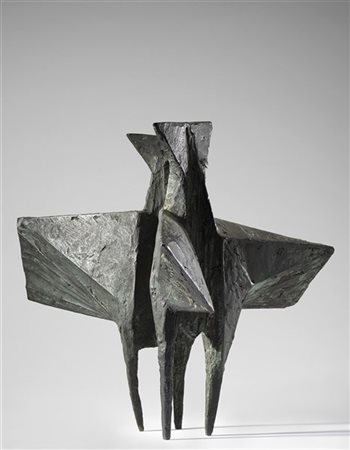 Lynn Chadwick "Maquette III Winged Figures" 1968
bronzo
cm 35x47x34
Firmato e da