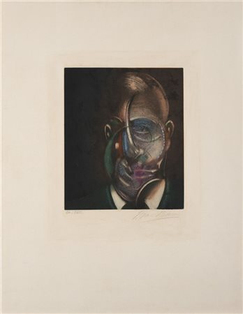Francis Bacon "Portrait de Michel Leiris, from Requiem pour la fin des temps" 19