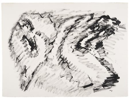 Henri Michaux "Arrachements" 1968
acrilico su carta
cm 55,5x75
Siglato in basso