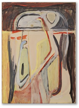 Bram van Velde "Composition" 1960
gouache su carta intelata
cm 107x78

Provenien