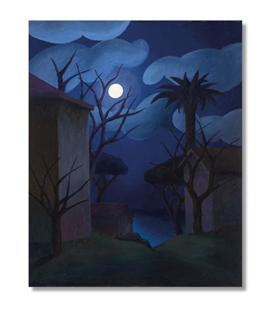 Salvo "Senza titolo" 1989
olio su tela
cm 100x80
Firmato e datato 89 al retro

P