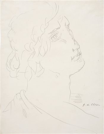 Giorgio De Chirico (Volos 1888 - Rom/Roma 1978) Figura, 1939;Matita su carta,...