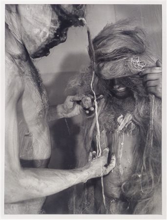 Rudolf Schwarzkogler (Wien/Vienna 1940 – 1969) 5. Aktion Wien Sommer 1965,...