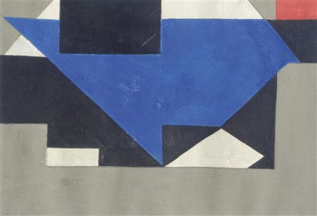 Jozef Jarema (Staryj Sambir 1900 – Monachium 1974) Senza titolo, 1955;Tempera...