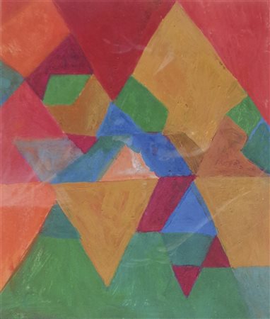 Jozef Jarema (Staryj Sambir 1900 – Monachium 1974) Senza titolo, 1971;Tempera...