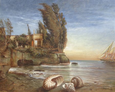 Antonio Nunziante (Neapel/Napoli 1956) Meditteraneo, 2009;Olio su tela, 39,5...