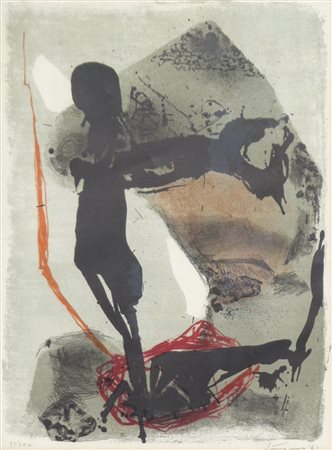 Giuseppe Santomaso (Venedig/Venezia 1907 – 1990) Senza titolo;Litografia a...