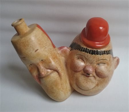 Romeo Bevilacqua (1908 – 1958) Cric e Croc, 1936 circa;Scultura – bottiglia...