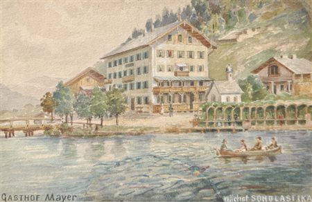 A. Ringler Albergo Gasthof Mayer nächst Scholastika, lago Achensee,...