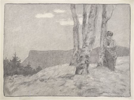 Ada von der Planitz (Meran/Merano 1880 – 1936) Madre con bambino davanti alla...