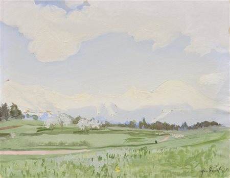 Josef Durst (Wien/Vienna 1878 – Brixen Bressanone 1950) Giornata di primavera...