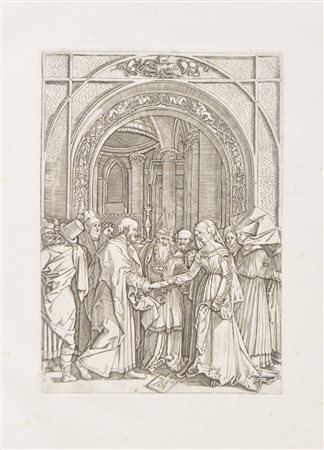 Marcantonio Raimondi nach/da Albrecht Dürer Vita di Maria (1501–07);Albo con...