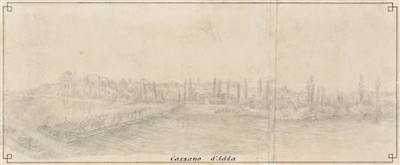 Welf oder/o Garibald von Isser Cassano d‘Adda, um 1859;Matita, 20 x 47,7 cm...