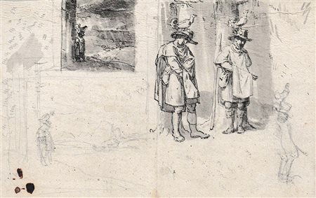 Jacob Gauermann (Fellbach 1773 – Wien/Vienna 1843) Guardiano della...