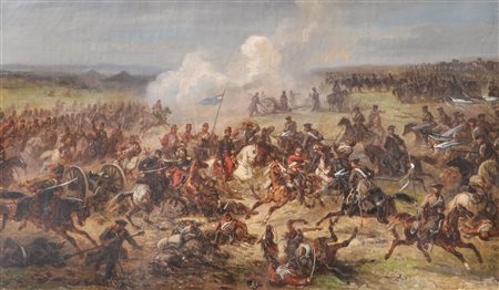 Polnischer Maler des 19. Jh. /Pittore polacco dell’Ottocento Scena di...