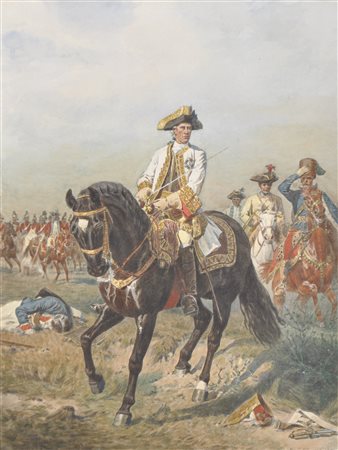 Sigmund L’Allemand (Wien/Vienna 1840 – 1910) Maresciallo Gideon Ernst...