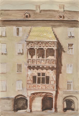 Carl Heinrich Walter Kühn (Innsbruck 1895 – 1970) Il Tetto d’oro a...