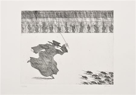 Paul Flora (Glurns/Glorenza 1922 – Innsbruck 2009) Espulsione della peste a...