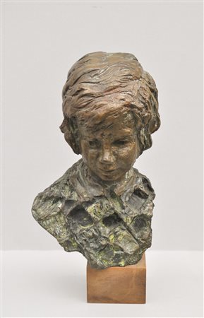Augusto Murer (Falcade 1922 – Padua/Padova 1985) Bambino, 1965;Bronzo, alt....