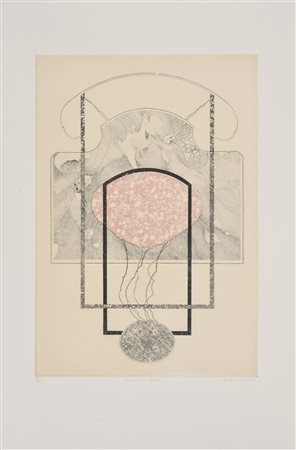 Christian Cassar (* Bozen/Bolzano 1952) Teatro di un fiore, 1978;Acquatinta,...