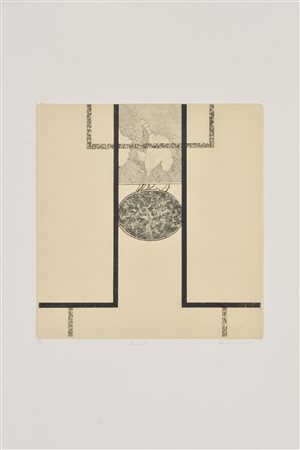 Christian Cassar Eulisse 4, 1978;Acquatinta, 25,5 x 24,5 cm (lastra) Firma...