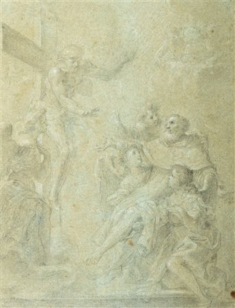 Francesco Mancini (Sant'Angelo in Vado 1679-Roma 1758)  - La Visione di San Pellegrino Laziosi