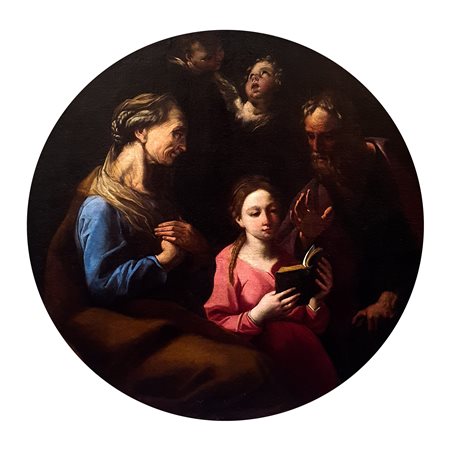 Francesco Trevisani (Capodistria 1656-Roma 1746)  - Educazione della Vergine