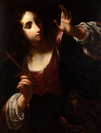 Pier Dandini (Firenze 1646-1712)  - Santa Margherita con il drago