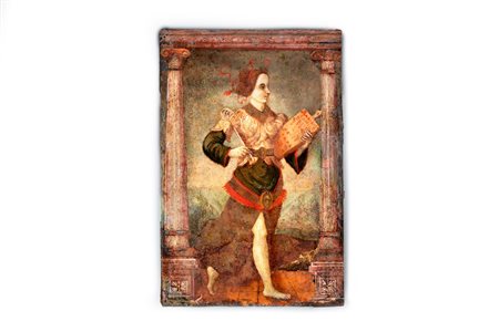 Scuola ferrarese, fine secolo XV - Figura allegorica