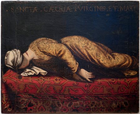 Attribuito a Ventura Salimbeni (Siena 1568 - 1613) - Santa Cecilia