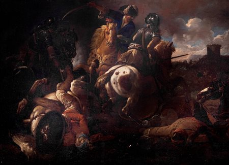 Scuola dell'Italia settentrionale, secolo XVII - Battaglia