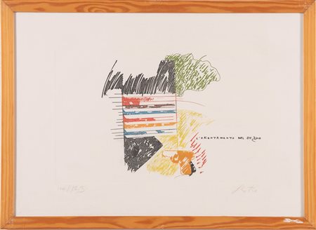 Tano Festa (Roma 1938 - 1988), “L'orientamento del segno”.