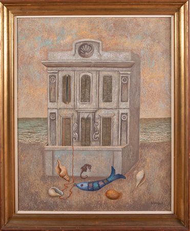 Enrico Benaglia (Roma 1938), “Bassa marea”.