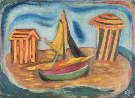 Wladimiro Tulli (Macerata 1922 - 2003), “Agosto”, 1945.