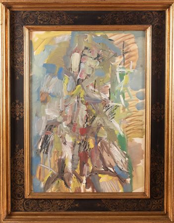 Pompilio Mandelli (Luzzara 1912 - Bologna 2006), “Composizione”, 1967.