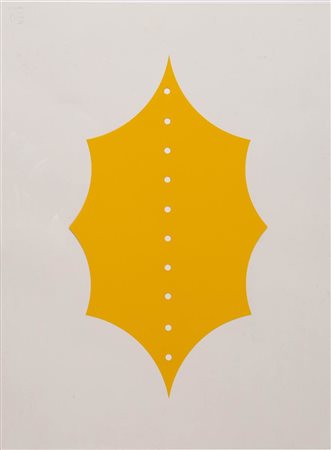 Lucio Fontana (Rosario, Argentina 1899 - Varese 1968), “Concetto spaziale”, 1968.