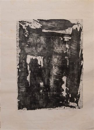 Vasco Bendini (Bologna 1922 - Roma 2015), “Senza titolo”, 1961.