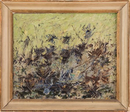 Giovanni Mosca detto Ivan Mosca (Parma 1915 - Roma 2005), “I cardi della malinconia”, 1949.