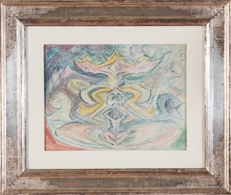 Alberto Bragaglia (Frosinone 1896 - Anzio 1985), “Policromia Spaziale Astratta”, 1919.