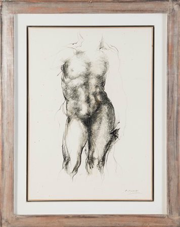 Augusto Murer (Falcade 1922 - Padova 1985), “Studio per Sculture”, 1980.