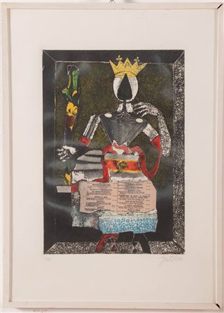 Franco Gentilini (Faenza 1909 - Roma 1981), “Carta da gioco”.