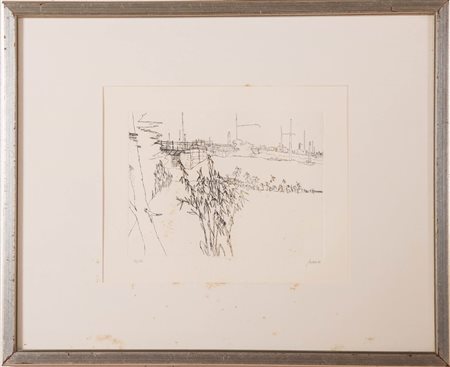 Renzo Biasion (Treviso1914 - Firenze 1996), “Periferia”.