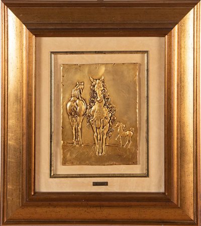 Salvador Dalí (Figueres 1904 - 1989), “I cavalli”, 1966.