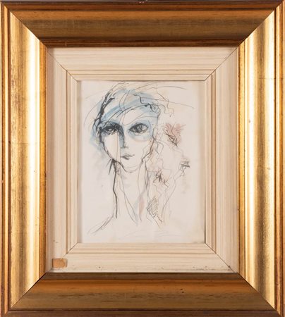 Ernesto Treccani (Milano 1920 - 2009), “Figura”.