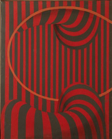 Anonimo del XX secolo, “Composizione astratta”, 1970.