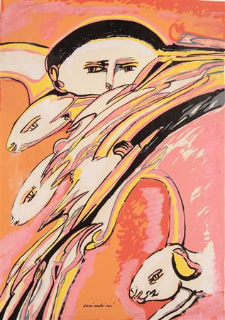 Remo Brindisi (Roma 1918 - Lido di Spina 1996), “Pastore”.