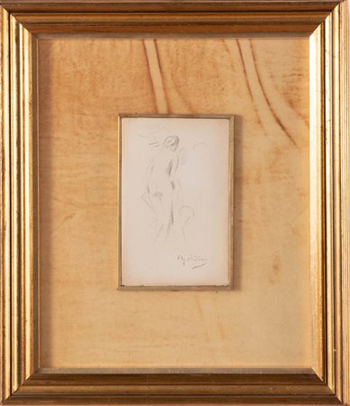 Giovanni Boldini (Ferrara 1842 - Parigi 1931), “Studio di nudo femminile”.